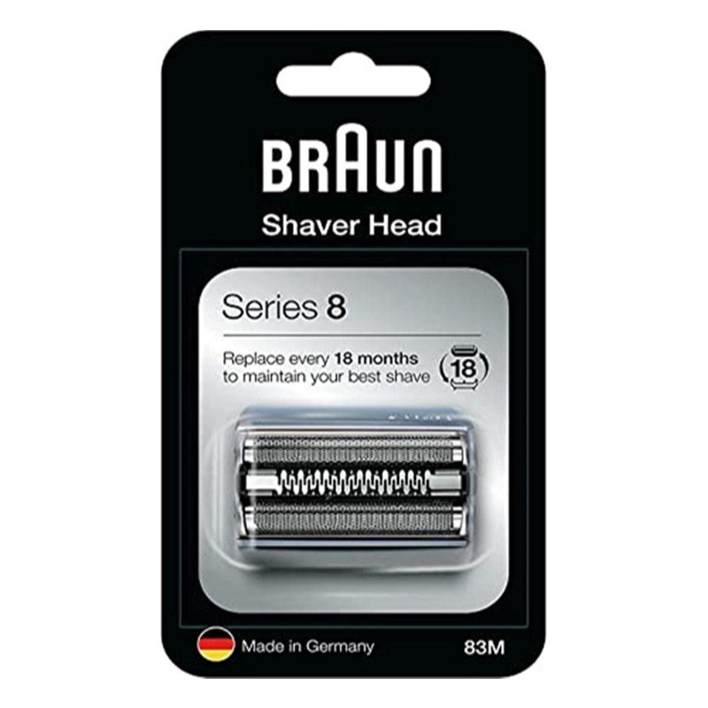 Braun 8 Series 83M หัวเปลี่ยนเครื่องโกนหนวดไฟฟ้าเข้ากันได้กับเครื่องโกนหนวด Series 8 รุ่นใหม่