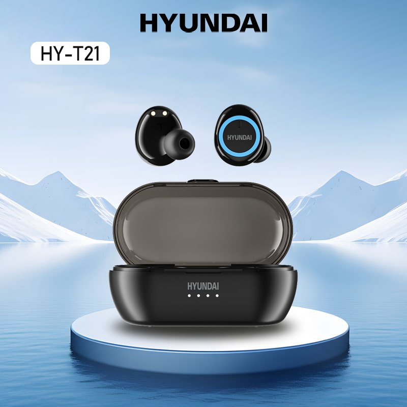 Hyundai HY-T21 ชุดหูฟังเล่นเกมบลูทูธ 5.3 คุณภาพเสียงระดับ HD สำหรับการเล่นเกม