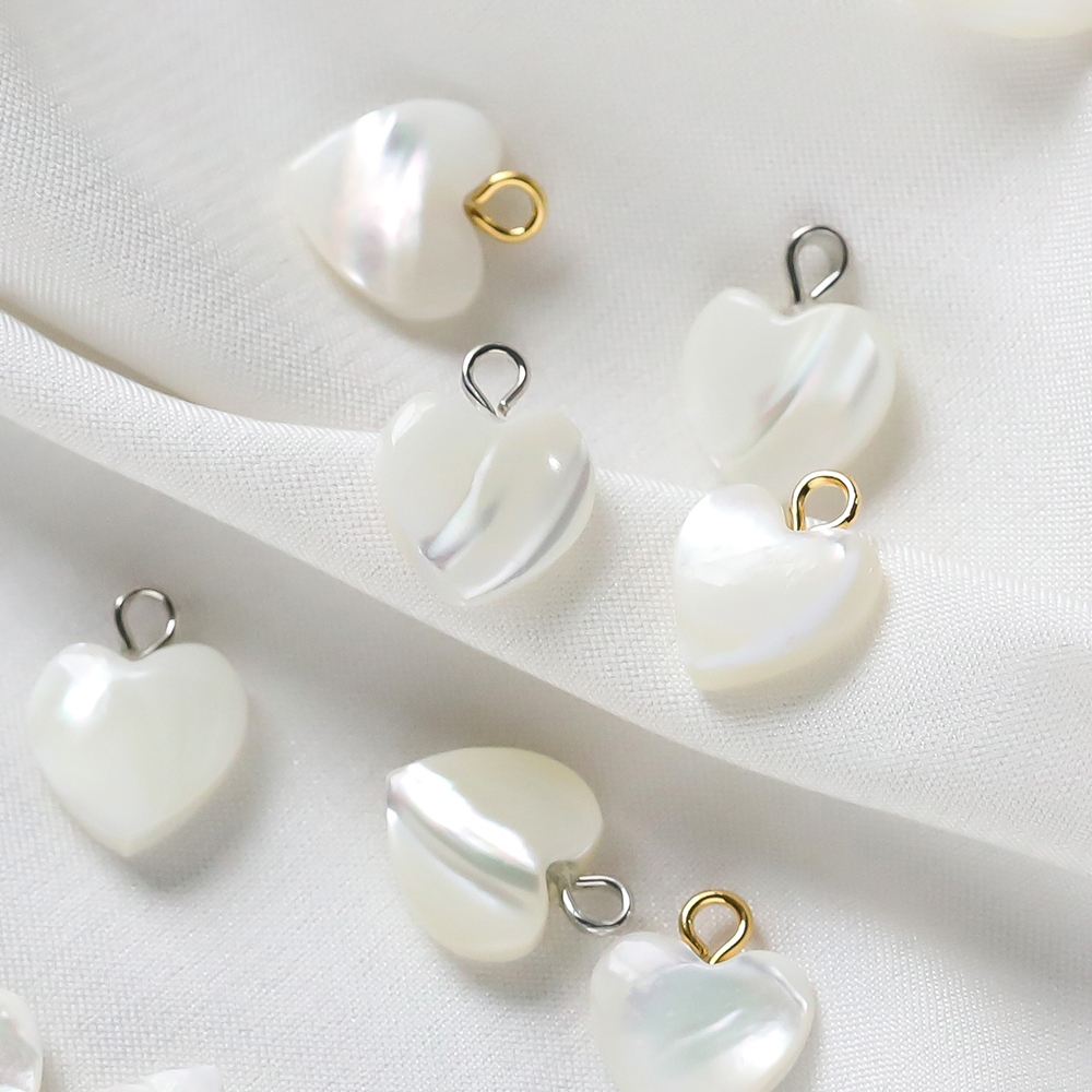 St.kunkka 1/5 ชิ้น จี้เปลือกหอยธรรมชาติขนาด 12 มม. เหมาะสำหรับทำสร้อยข้อมือ สร้อยคอ และจี้ต่างๆ