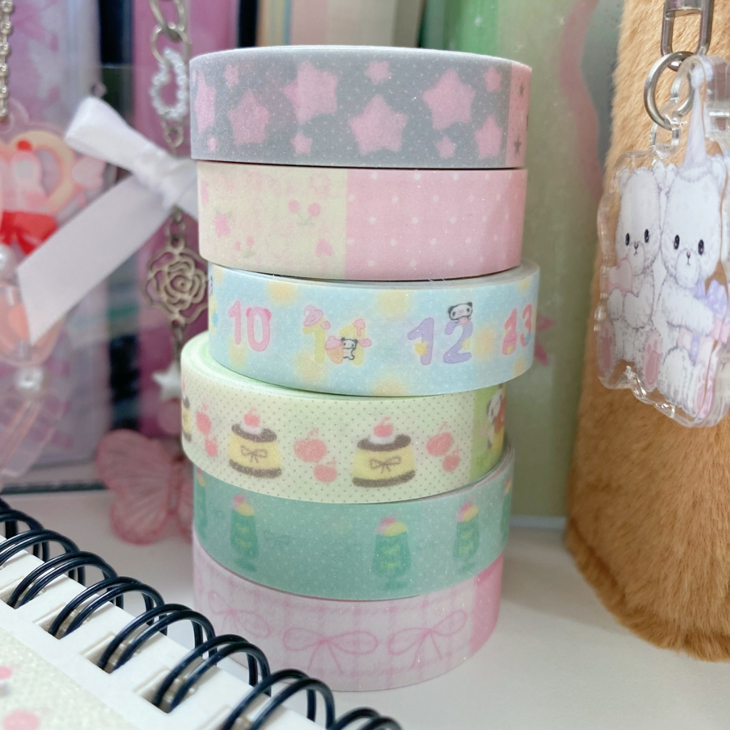 Spring Fresh ins Tape Student Girl Stationery Korean Style Handbook Decorative