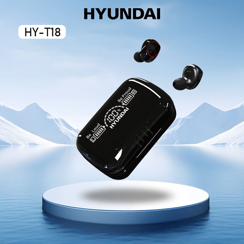 Hyundai HY-T18 หูฟังเพลงบลูทูธไร้สาย ลดเสียงรบกวนประสิทธิภาพสูง