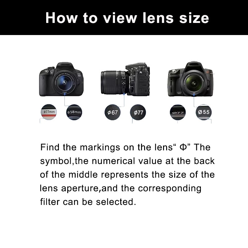 ฝาครอบเลนส ์ Lightdow + เชือกป ้ องกันการสูญเสียสําหรับ 49/52/55/58/62/67/72/82mm DSLR & Mirrorless เลนส ์ กล ้ อง
