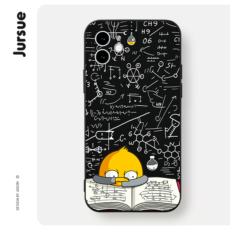 Jursue น่ารักตลกความงามกันกระแทกสําหรับ iPhone 17 16 15 14 13 12 11 Pro Max SE 2020 X XR XS ip 8 7 P