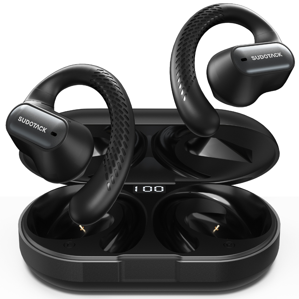 Sudotack ULTRAFIT OWS หูฟังไร ้ สาย OPEN-EAR Conduction หูฟังหูฟังบลูทูธพร ้ อมบลูทูธ 5.3 สําหรับกีฬ