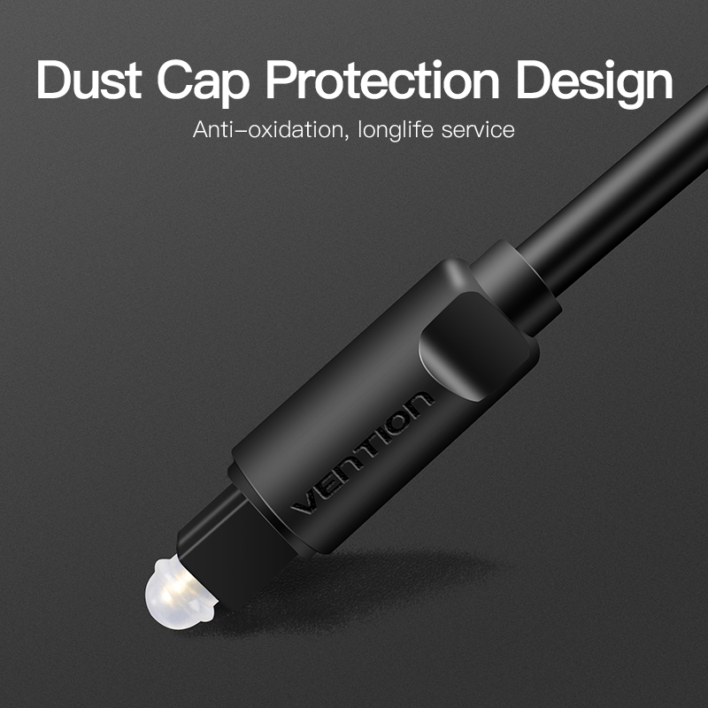 Vention Optical Fiber Audio Cable สําหรับ CD DVD SPDIF เครื ่ องขยายเสียง Blu-ray Player Xbox BAEB