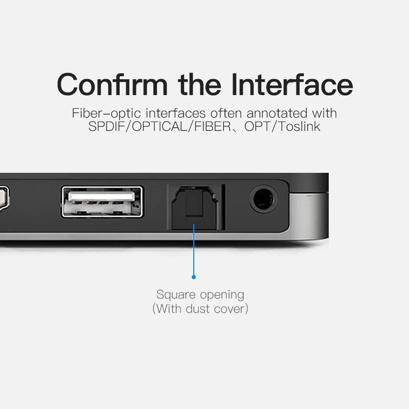 Vention Optical Fiber Audio Cable สําหรับ CD DVD SPDIF เครื ่ องขยายเสียง Blu-ray Player Xbox BAEB