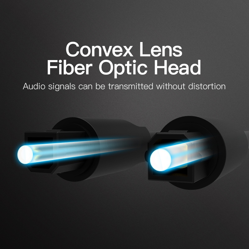Vention Optical Fiber Audio Cable สําหรับ CD DVD SPDIF เครื ่ องขยายเสียง Blu-ray Player Xbox BAEB