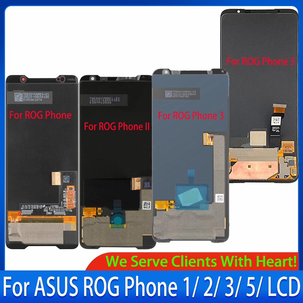 ที่ดีที่สุด AMOLED สําหรับ Asus ROG โทรศัพท์ 1/2/3/5 ZS600KL ZS660KL ZS661KS ZS673KS จอแสดงผล LCD To