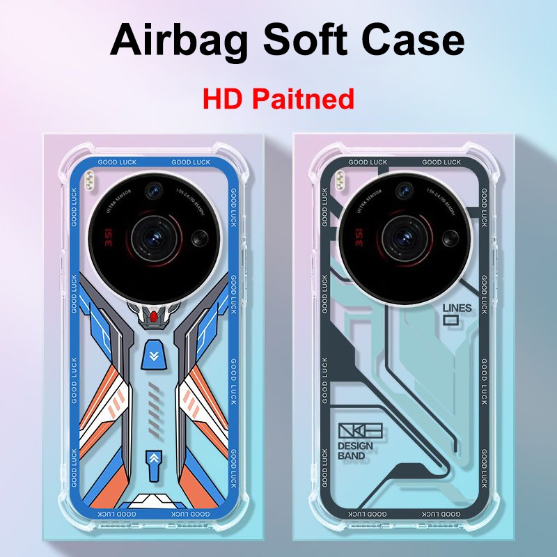 Nubia Z50S Pro เสริมมุม Soft TPU กันกระแทกถุงลมนิรภัยสําหรับ Nubia Z50SPro HD ทาสีฝาครอบ Nubia Z50 U