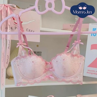 Momo เซ็กซี่หวานลูกไม้ชุดชั้นในบางถ้วยสะดวกสบาย ไม่มีกรอบ หน…