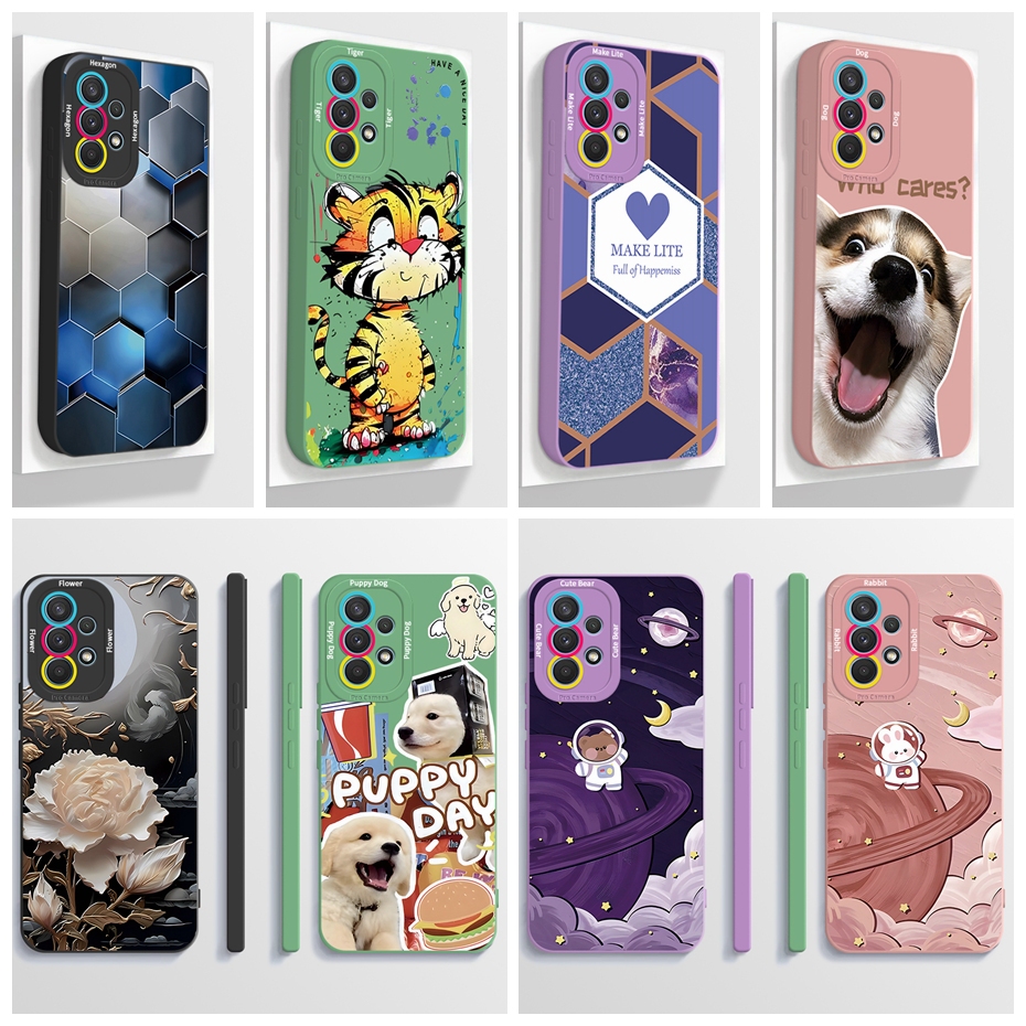 สําหรับ samsung A32 4G 5G เคสโทรศัพท ์ Softcase ซิลิโคนเหลว Protector Smooth กันกระแทกกันชนออกแบบใหม ่