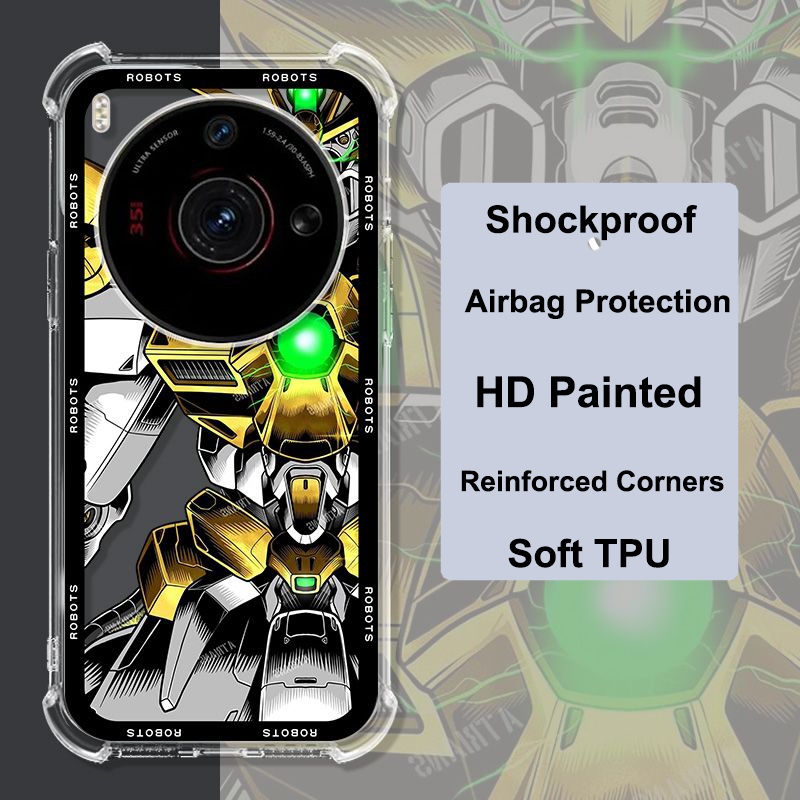 Nubia Z50S Pro เสริมมุม Soft TPU กันกระแทกถุงลมนิรภัยสําหรับ Nubia Z50 S Pro HD ทาสีฝาครอบ Nubia Z50