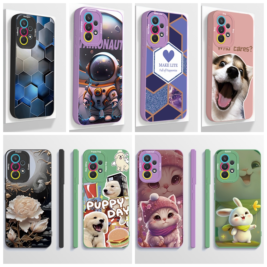 สําหรับ samsung a72 a52 samsung a52s 5g เคสโทรศัพท ์ Softcase ซิลิโคนเหลว Protector Smooth กันกระแทกกันชนออกแบบใหม ่