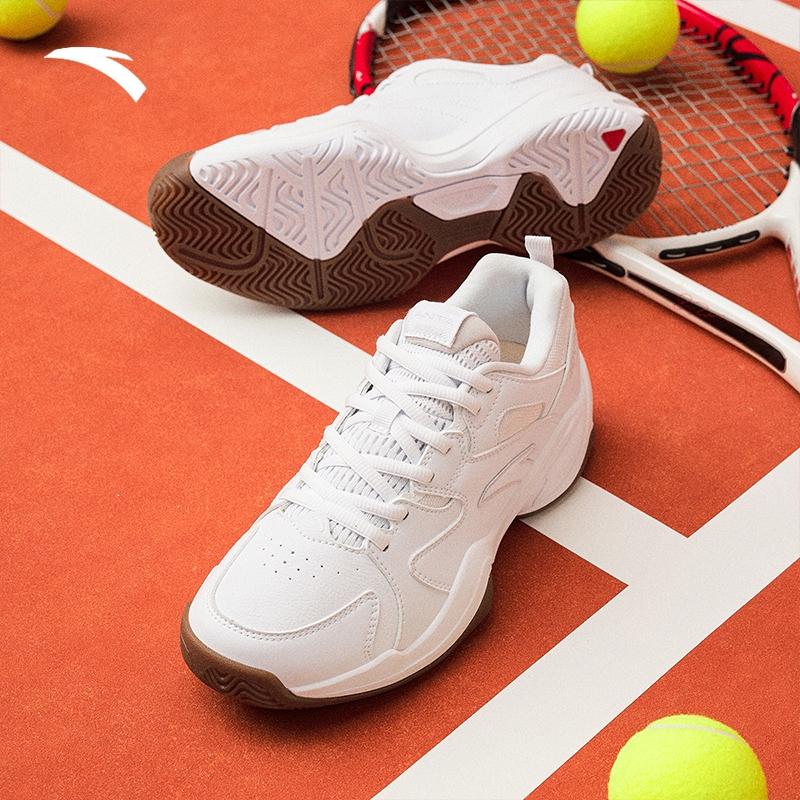 ANTA ผู้ชาย มืออาชีพ รองเท้าสำหรับเทนนิส กีฬา ทนต่อการสึกหรอ ย้อนยุค ทันสมัย อเนกประสงค์ 912353312