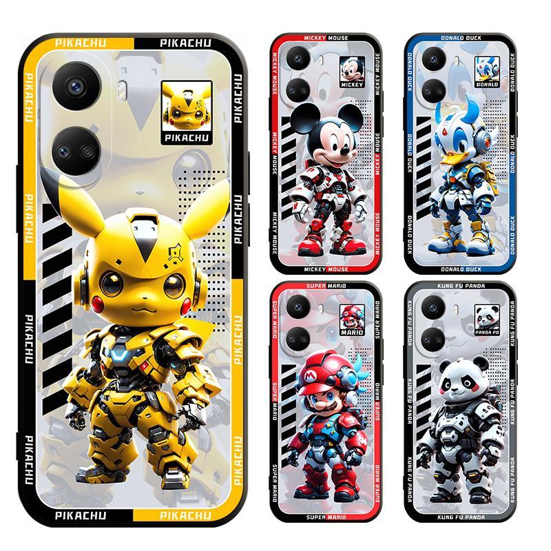 สําหรับ huawei Nova Y61 Y70 Y71 10 9 SE 7 7i 5T 3i Pro Mech Pikachu matte Case Soft Cover