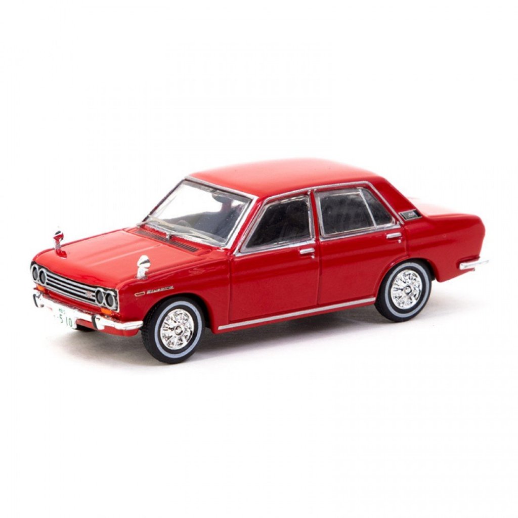 Tarmac Works JC64-004-RD 1/64 J Collection DATSUN BLUEBIRD 1600SSS P510 RED DIECAST SCALE MODEL CAR