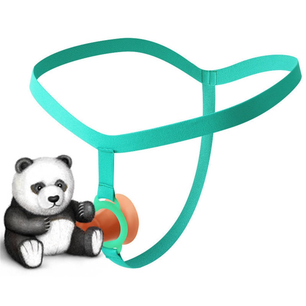 ผู้ชายชุดชั้นในเซ็กซี่ Hollow ก้น G String Thongs ยืดหยุ่นด้านหน้ากระเป๋าซิลิโคนแหวน Breathable ชายกางเกง