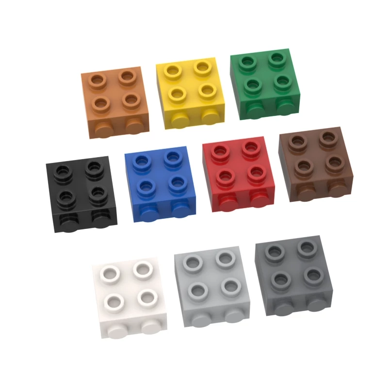 10pcs Moc อิฐดัดแปลง 1x2x1 2/3 พร้อม Studs บน 1 ด้านข้าง Building Blocks 22885 DIY Enlighten ใช้งานร่วมกับประกอบของเล่นสร้างสรรค์สําหรับ wedo2.0 อิฐ