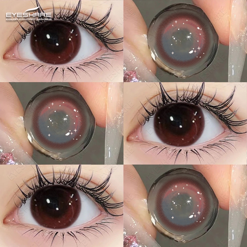 ใหม่ คอนแทคเลนส์ แบบนิ่ม สีแดง สําหรับแต่งหน้า