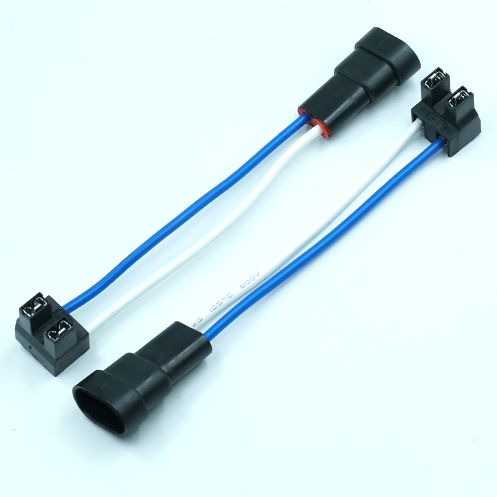 2pcs Connector H11 / H8 / H9 ซ ็ อกเก ็ ตชายสําหรับ H7 สายสําหรับรถยนต ์ อะแดปเตอร ์ H7 ถึง H8 / H9 / H11 รถจัดแต ่ งทรงผมไฟหน ้ าอุปกรณ ์ เสริม