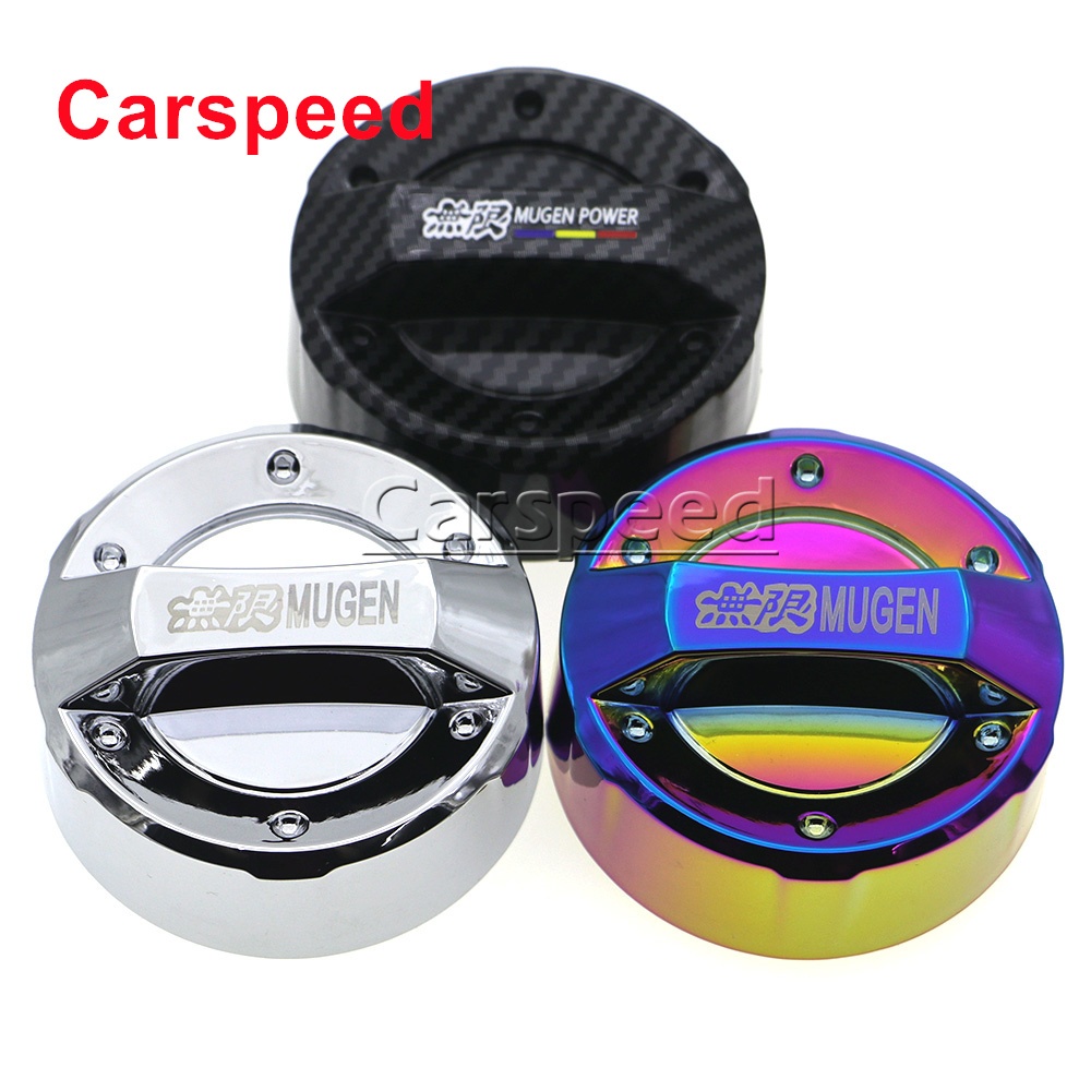 คาร์บอน Neo Chrome Mugen ตกแต่งถังน้ํามันเชื้อเพลิง Auto แก๊สสําหรับ Honda DC5 CIVIC NSX S2000 RSX I
