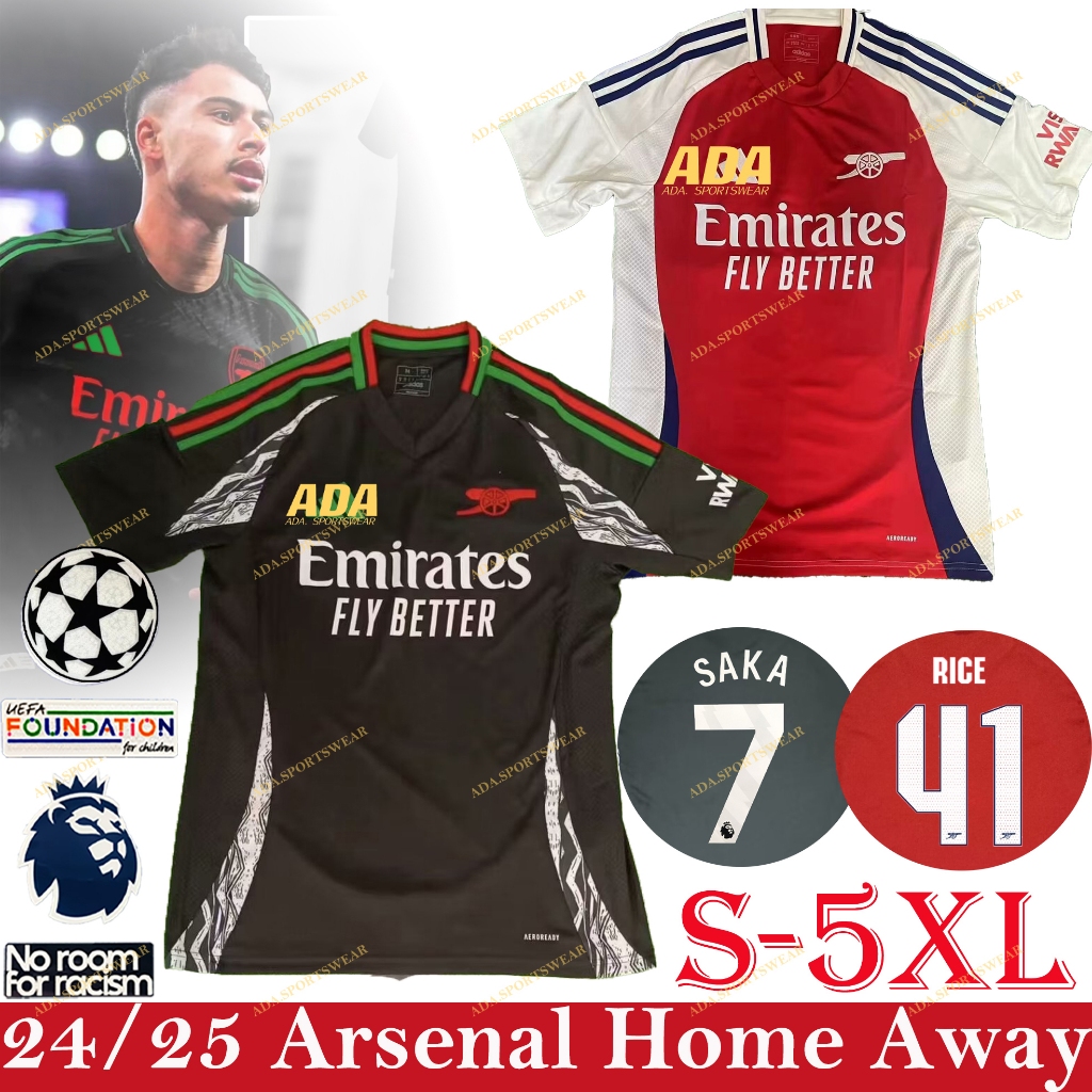 [Fans/S-5XL ] 24/25 ARS ASL Home Away Soccer Jersey Sports Men Fans Version