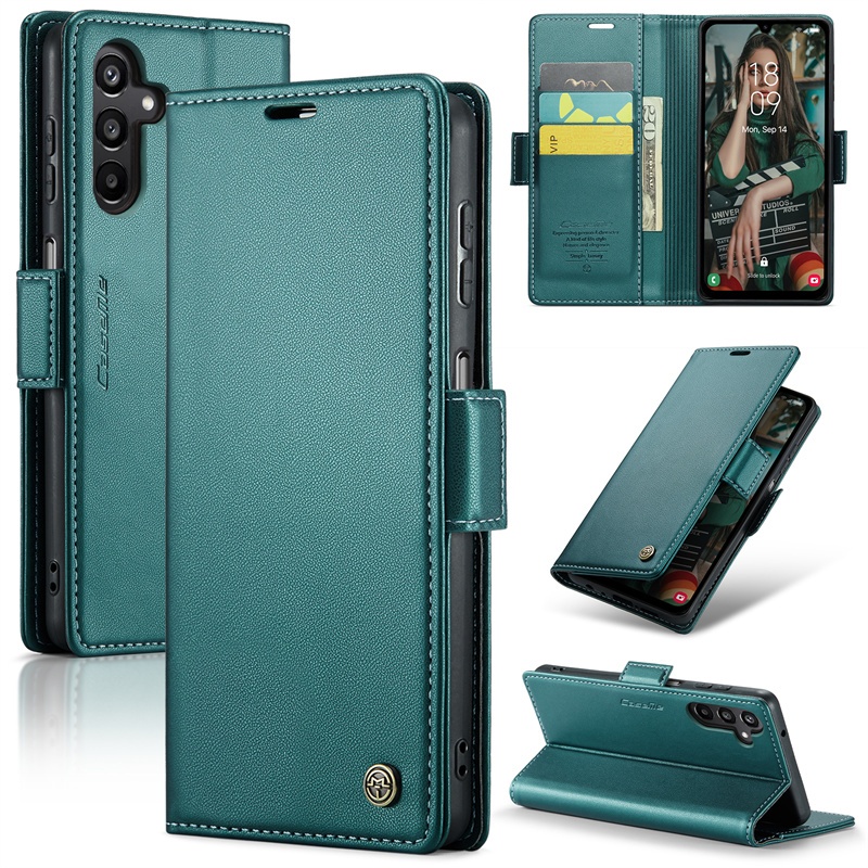 ซองหนังสําหรับ Samsung Galaxy Note 10 20 S10 S24 + Plus Pro Ultra Flip กระเป๋าสตางค์ช่องใส่การ์ดฝาครอบกันกระแทกปลอก