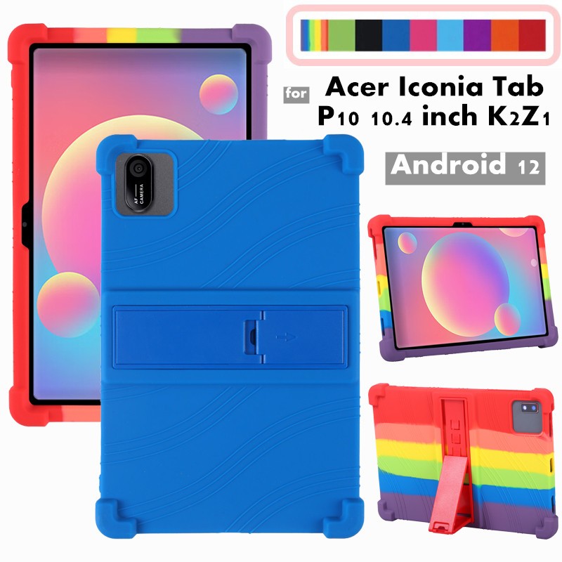 for Acer Iconia Tab P10 Case 10.4" K2Z1 Tablet Case Super Shockproof Soft Silicone Protective Case S