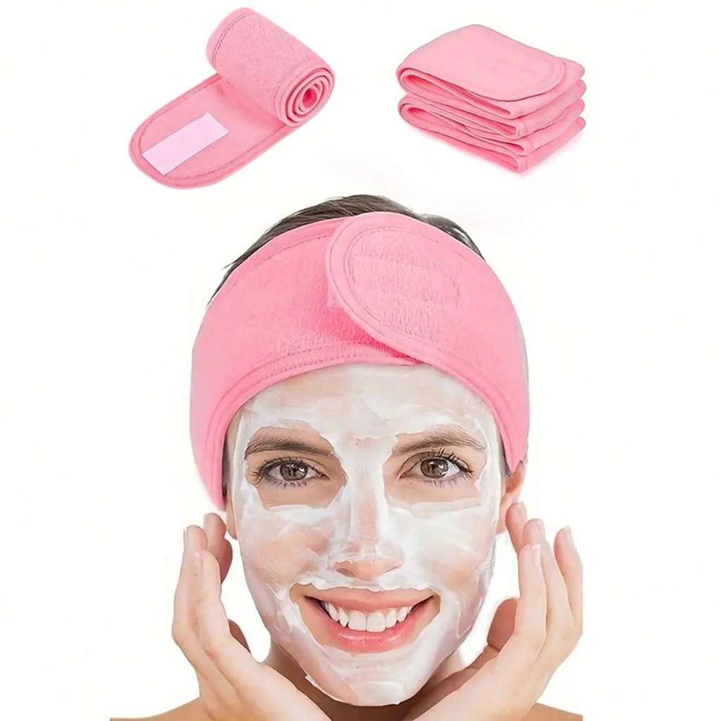 Velcro Face Wash แถบคาดศีรษะทําความสะอาดแถบคาดศีรษะ Velcro Face Wash แถบคาดศีรษะ Beauty Salon แถบคาดศีรษะ
