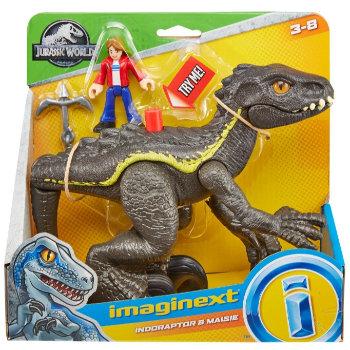 Jurassic World Imaginext Indoraptor Dinosaur &amp; Maisie Figure GKL51