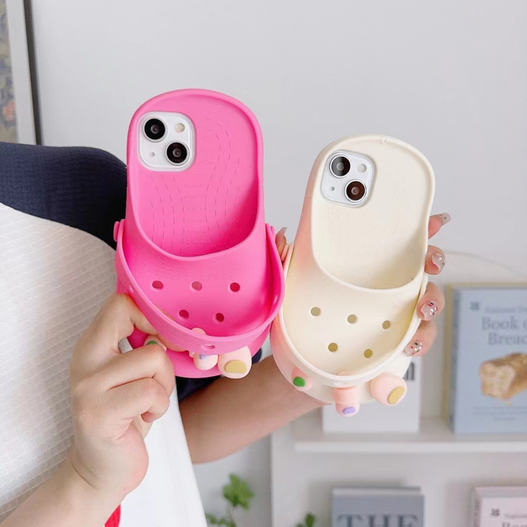 สําหรับ Iphone 11 12 13 14 15 Pro max 3D Funy Toe head รองเท ้ าชายหาดซิลิโคนอ ่ อนนุ ่ มฝาครอบ