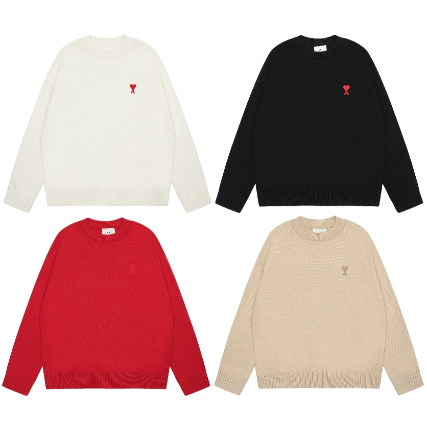 ชุดสตรีทสไตล์ใหม่2023สไตล์คลาสสิกปักเสื้อสเวตเตอร์คอกลมหัวใจเล็ก500กรัมรุ่นน้ําหนักกรัมสูงเสื้อผ้าทั้งหมดถึง1,000กรัม ไม่จํากัดเพศ