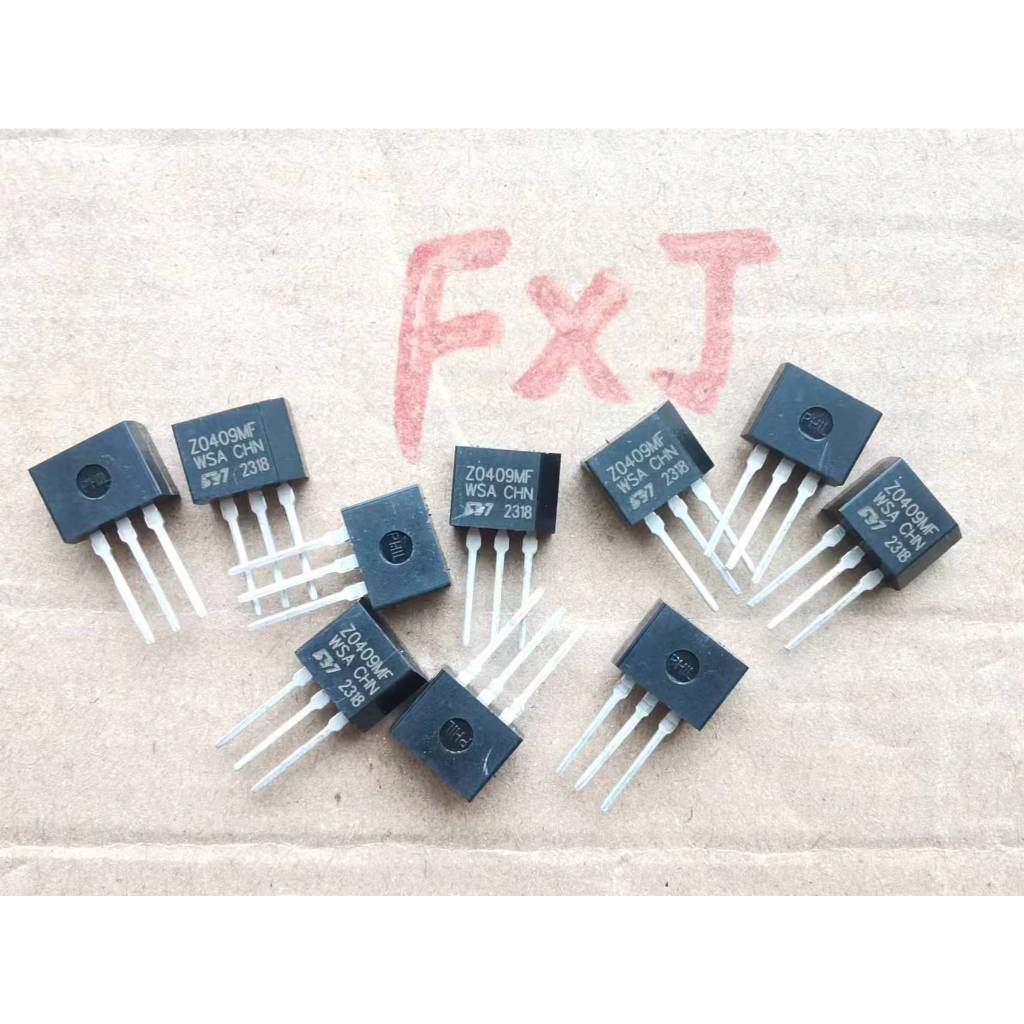 ((10 ชิ้น) ZO409MF ยี่ห้อใหม่ Z0409MF TO-202 600V/4A/0.2W Two-Way Controllable Silicon Z0409