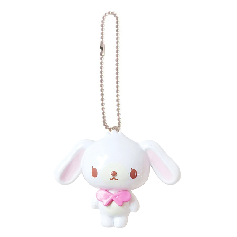 Sugarbunnies Shirousa พวงกุญแจ PVC Ball Chain White Bunny น ่ ารักพวงกุญแจขนาดเล ็ ก Mascot พวงกุญแจ