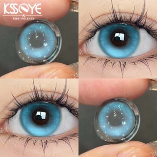 KSSEYE สีฟ้าคอนแทคเลนส์เกรด 14.2 มม รายปีใช้ 0 ~-8.00 เลนส ์…