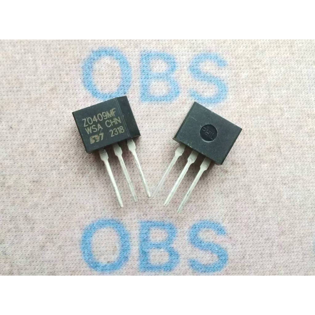 ((5 ชิ้น) ZO409MF Z0409MF ซิลิคอนควบคุมสองทาง TO-202 600V/4A/0.2W