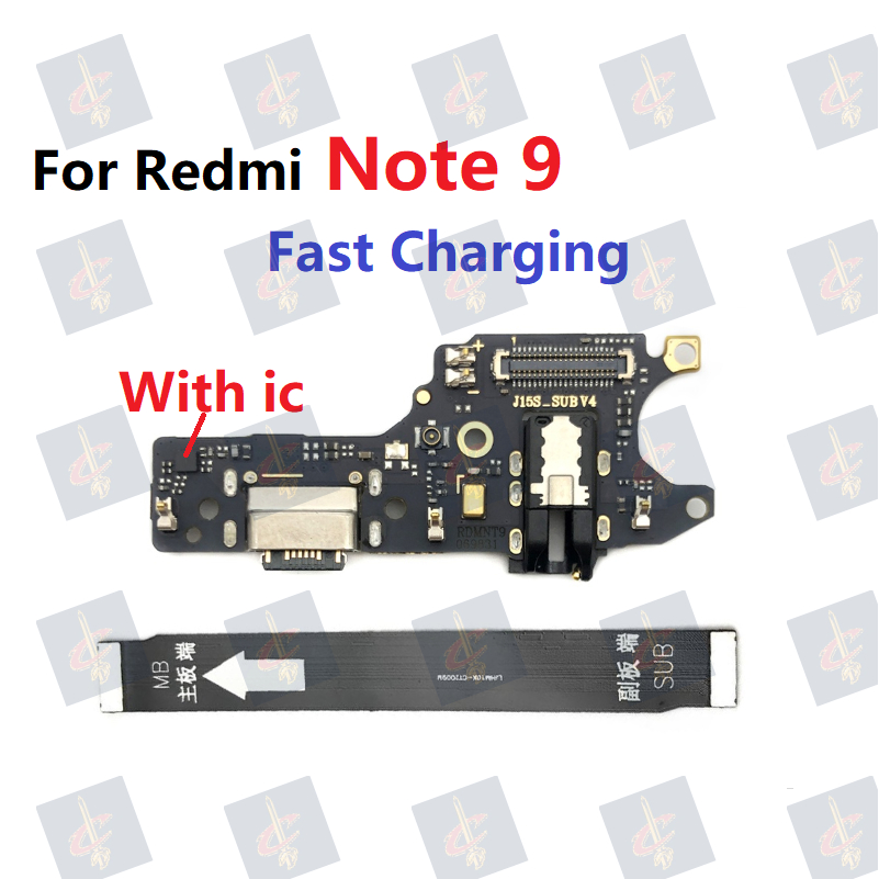 แพรตูดชาร์จ ตูดชาร์จ (Charging board) สําหรับ Xiaomi Redmi Note 9 แพรต่อจอ (Board Flex)