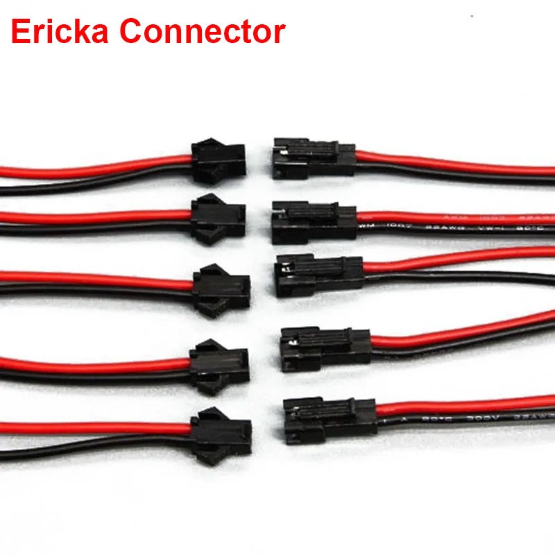 2.54 มม.SM 2-Pin 2P Connector Plug ชาย/หญิงสายไฟ DC สายไฟ Micro ชายหญิงปลั๊กตัวเชื่อมต่อ