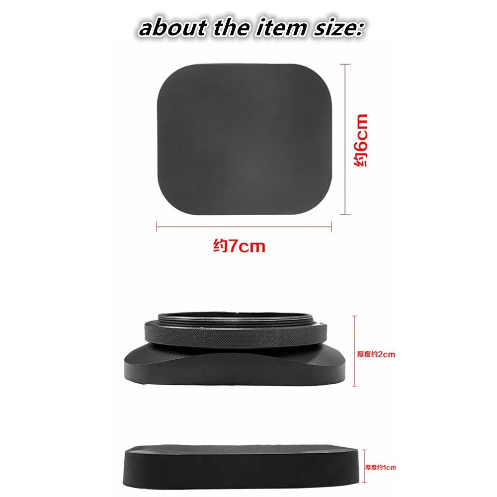 Retro Square Shape เลนส์ Universal ลด 28 มม.30 มม.34 มม.39 มม.37 มม.40.5 มม.42 มม.43 มม.46 มม.48 มม.49 มม.52 มม.สําหรับ Canon EOS R Nikon Z Sony Fujifilm Leica Panasonic Pentax