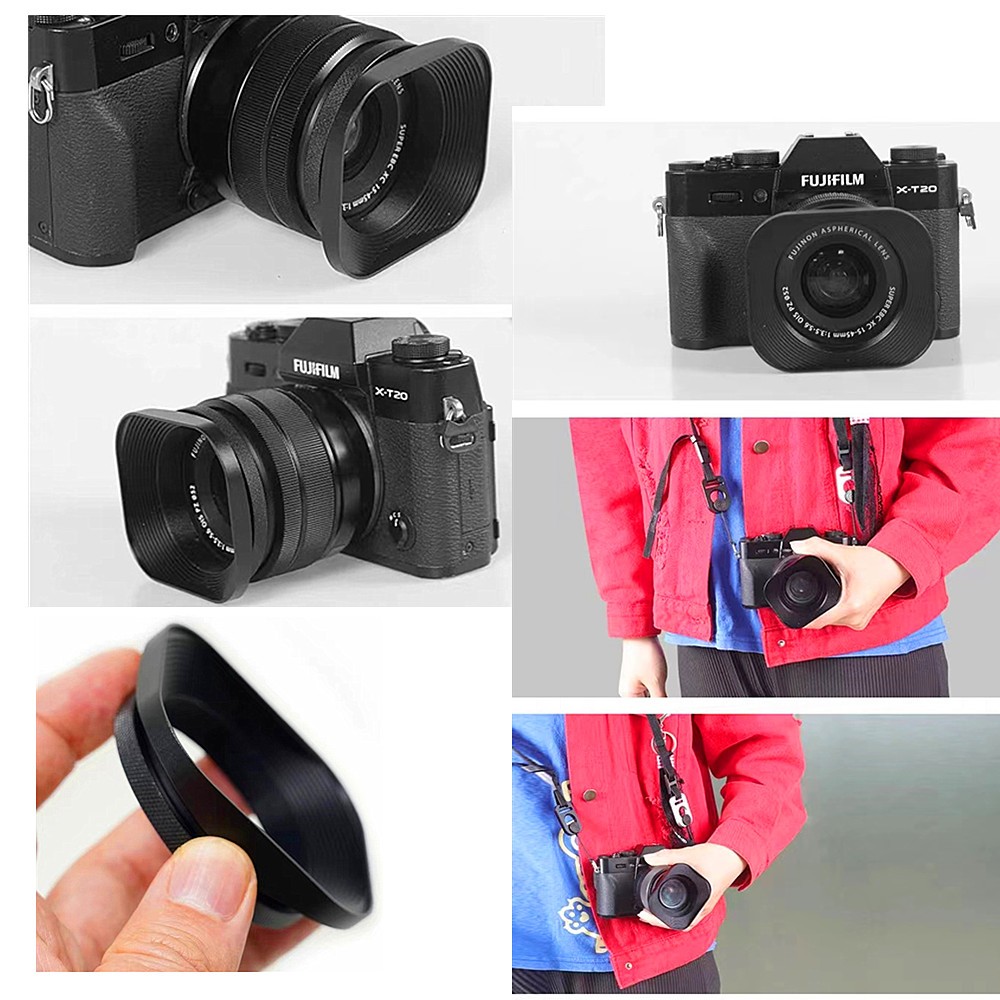 Retro Square Shape เลนส์ Universal ลด 28 มม.30 มม.34 มม.39 มม.37 มม.40.5 มม.42 มม.43 มม.46 มม.48 มม.49 มม.52 มม.สําหรับ Canon EOS R Nikon Z Sony Fujifilm Leica Panasonic Pentax