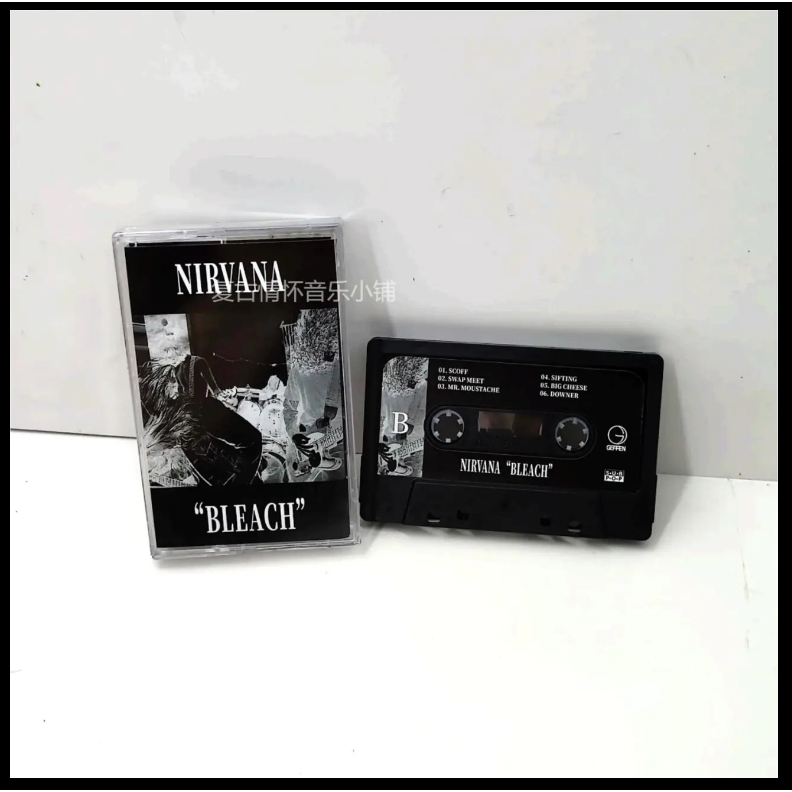 Mg3cylxq Idol สินค ้ าเพลงเทป Nirvana Bleach Retro เทป Rock เพลงคลาสสิก Geffen DGC Nirvana Band Blea