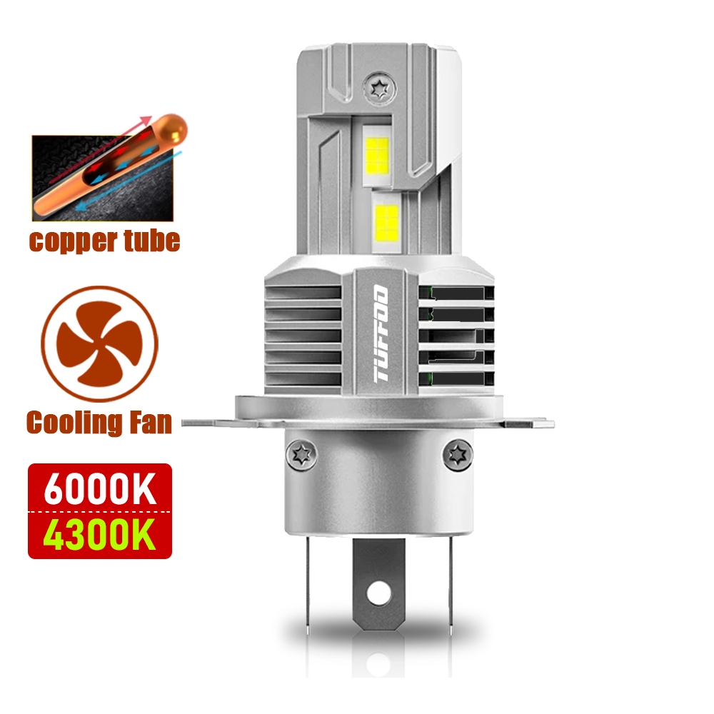 Tuffoo 1 ชิ้น H4/HS1 3 ขารถจักรยานยนต์หลอดไฟ Led สําหรับ Airblade / AB / Sniper150 / FZ150i / Rousse