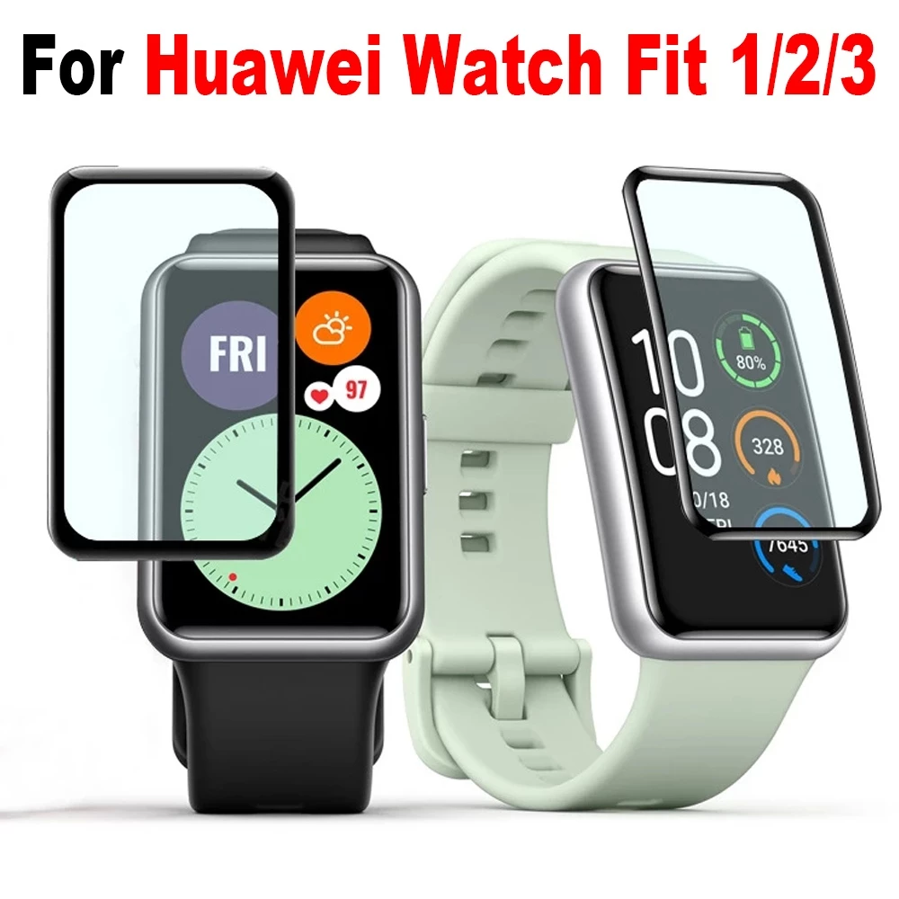 ฟิล์มกันรอยหน้าจอ 3D สําหรับ Huawei Watch Fit 2 3 4 5 Pro / Huawei Watch Fit Special Edition