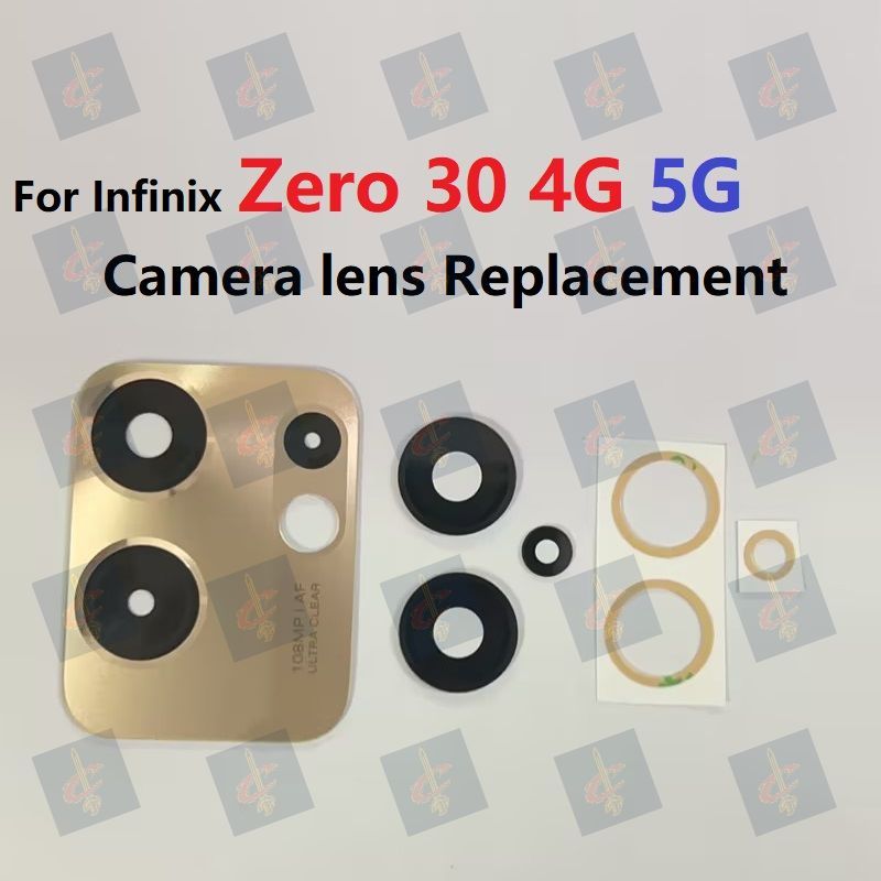กระจก เลนส์กล้อง แบบเปลี่ยน พร้อมกาว สําหรับ Infinix Zero 30 4G 5G X6731 X6731B
