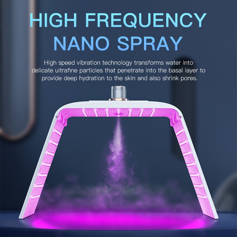 ใหม่ 7 สี LED Light Photon Therapy PDT ความงามเครื่องสําหรับ Salon Spa คอ Face กระชับสิวริ้วรอย Remo