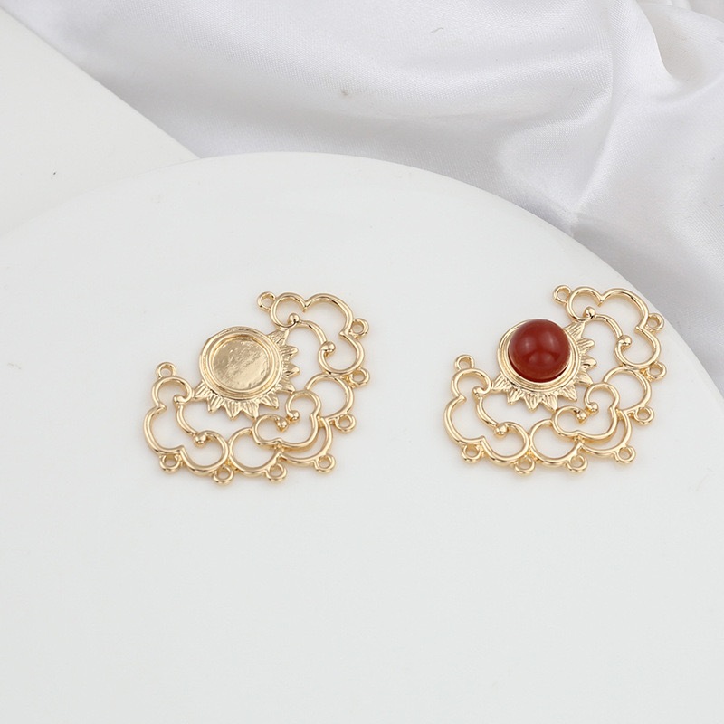 Diy โบราณเครื ่ องประดับอุปกรณ ์ เสริม Retro โลหะผสมมีรูพรุนจี ้ ล ็ อค 45 * 34 มม ราคา ถูกที่สุด ดีลบีเคเค รูปภาพหลัก