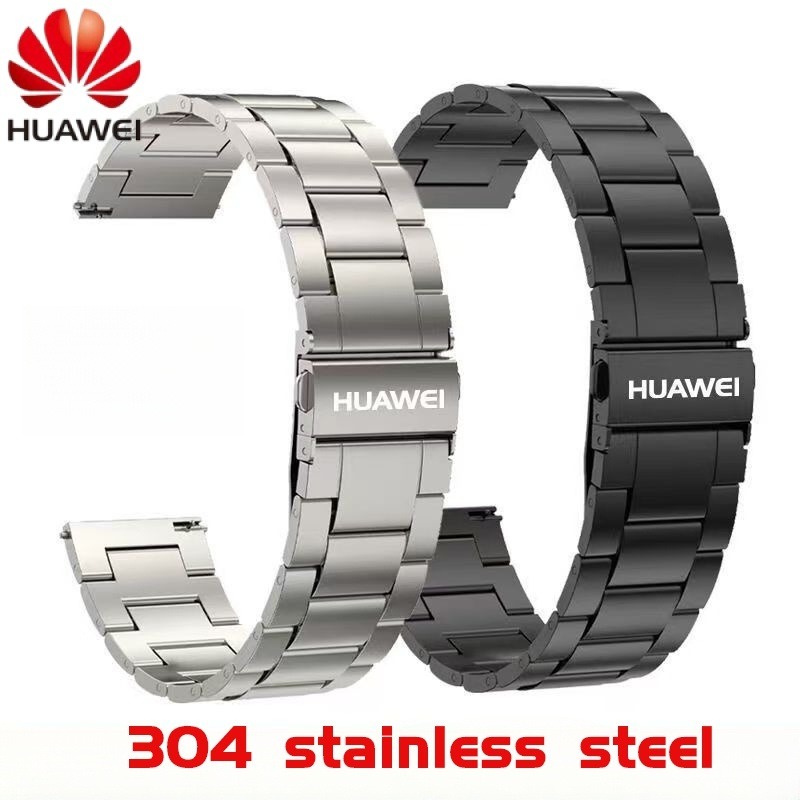 Huawei Watch 5/ 3pro / GT2 Pro / GT3 Pro 43mm / GT2 42mm / GT4 41mm / GT2e / GT5 46mm GT6  41mm  แถบสแตนเลส 20mm 22mm สมาร์ทนาฬิกาโลหะวงสำหรับ Huawei