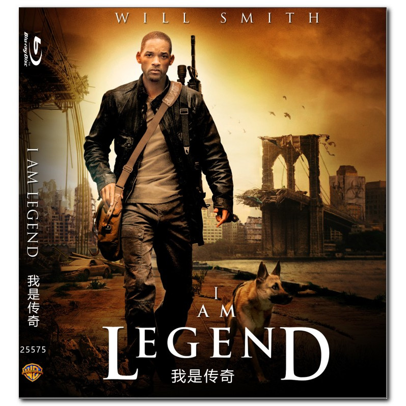 [En]ภาพยนตร์ Hd บลูเรย์ 1080P BD25 I Am Legend