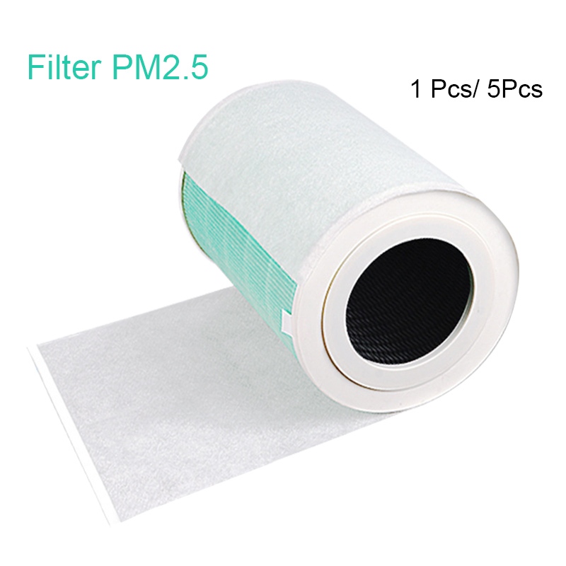 แผ่นกรองอากาศ hepa filter กันฝุ่น pm2.5 แผ่นกรองอเนกประสงค์ ไส้กรองxiaomi เครื่องฟอกอากาศ DIY แผ่นดักจับฝุ่น 1Pcs/5Pcs