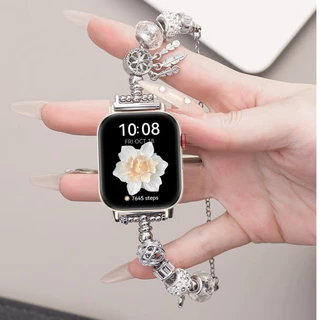 Luxury DIY Strap For Huawei Watch Fit 5 สาย Gem Style สาย Huawei watch Fit 5 Pro Strap Jewelry Metal Watch Fit 4 Strap 3 For Huawei 4 Pro / Fit4 fit2 / 5 / 4 สาย